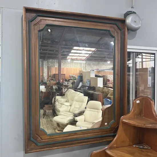 Large wooden frame mirror 1020 x 820