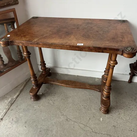 Antique Burr Walnut side table
