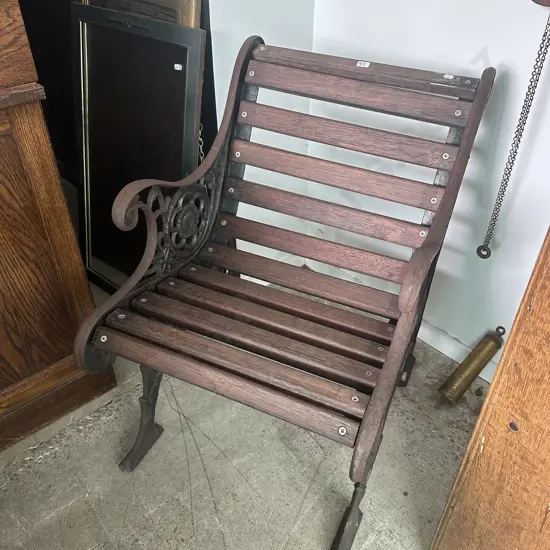 Very heavy garden seat