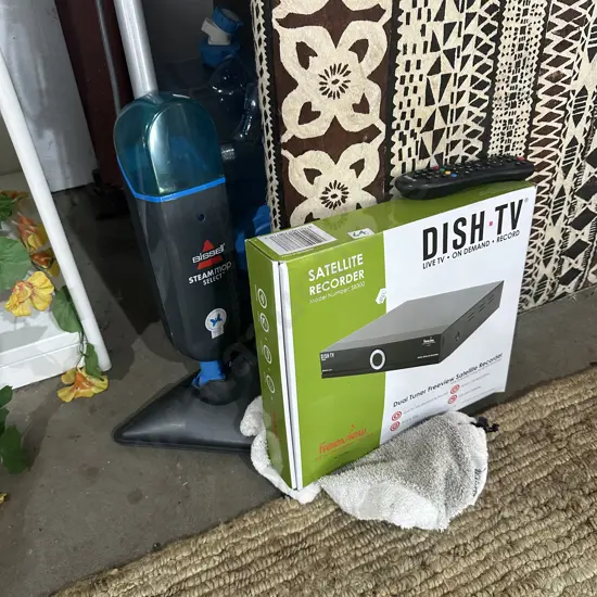 Sky dish and steam mop