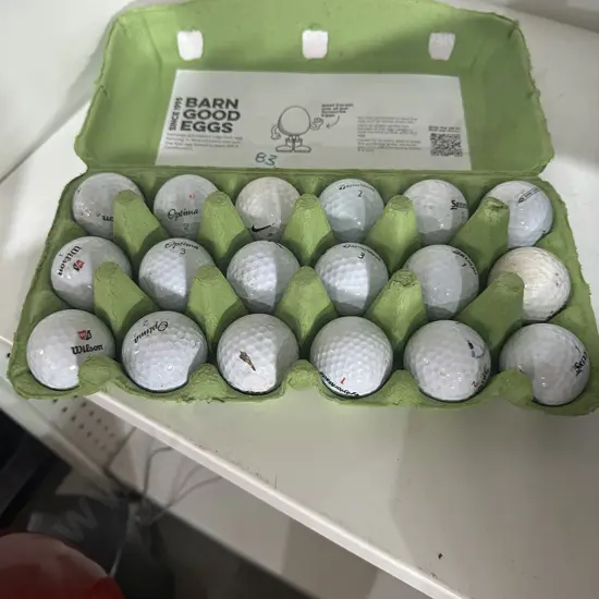 18 golf balls