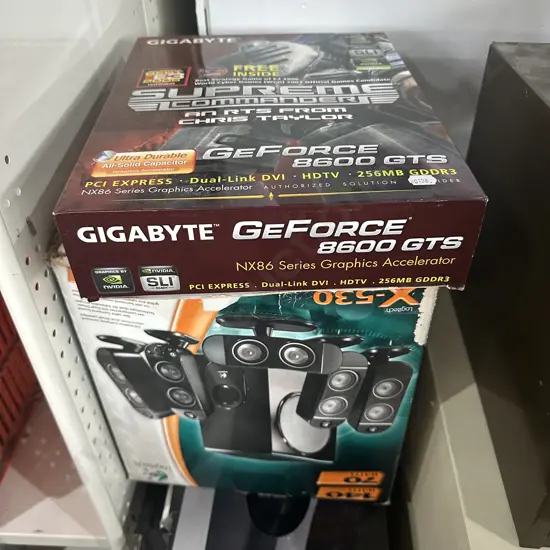 As new harddrive, speakers, etc