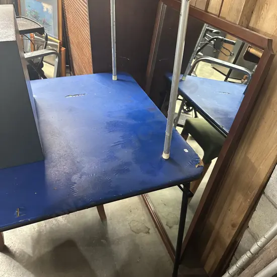 Mirror and card table