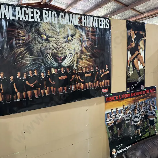 7 asst Allblacks and other  posters