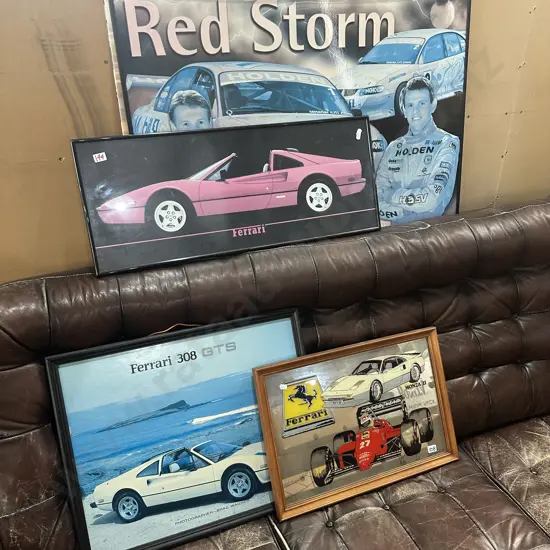 3 Ferrari pictures plus the RED STORM
