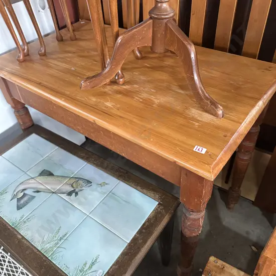 Colonial hall table
