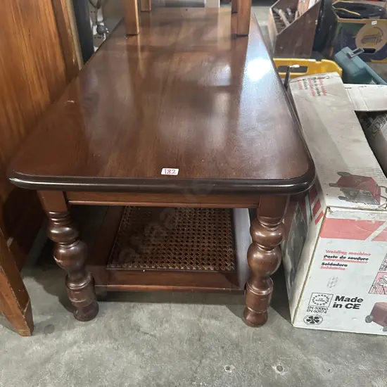 Mahogany coffee table