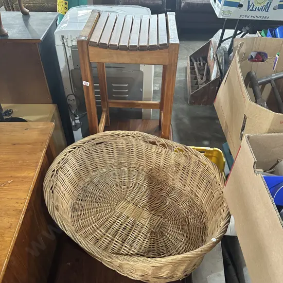 Pet basket and bar stool