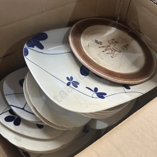 Box of crockery