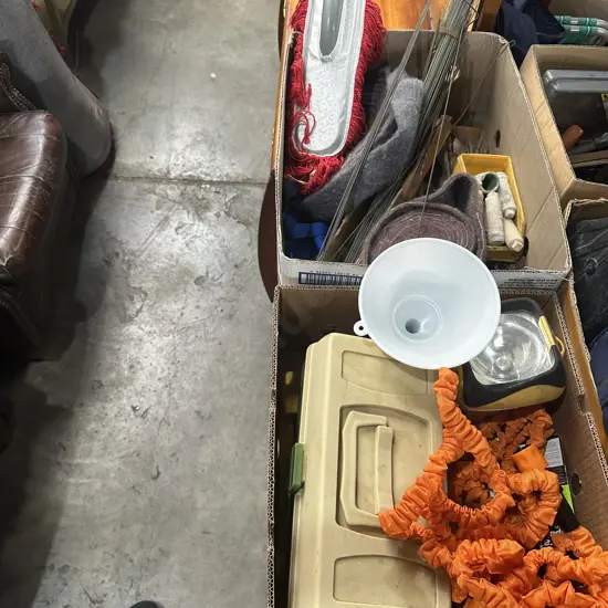 2 box Hose, torch, tool box,wire etc