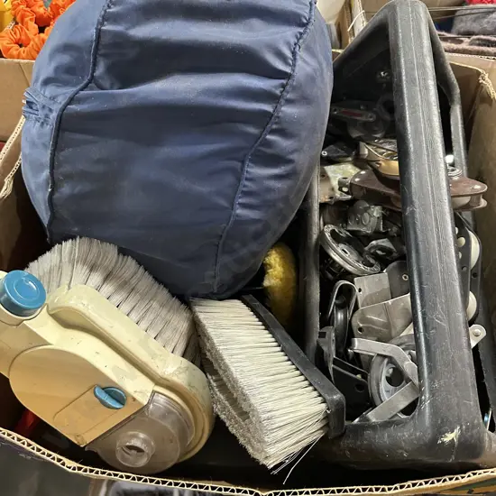 Pullys and car cover etc