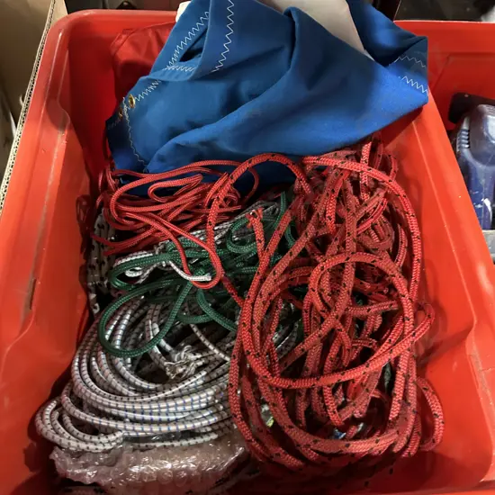 Bin of rope