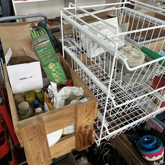 Wire drawers and gardening