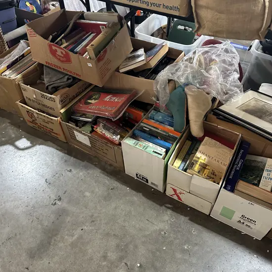 Large lot Books and LPs , pictures etc