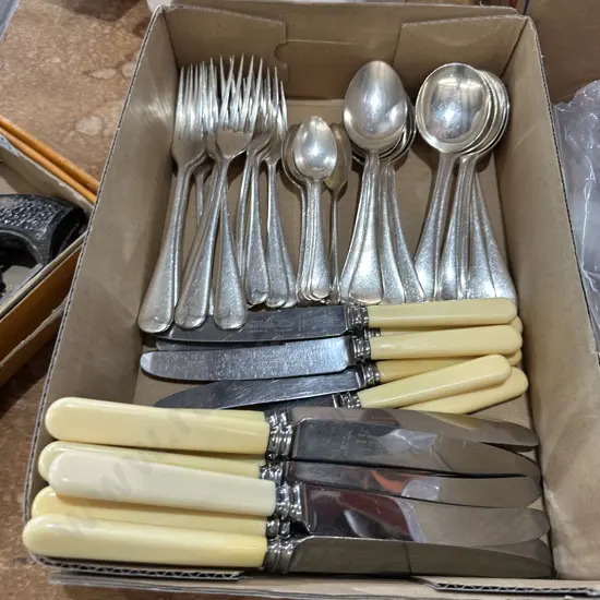 Bone handle cutlery set