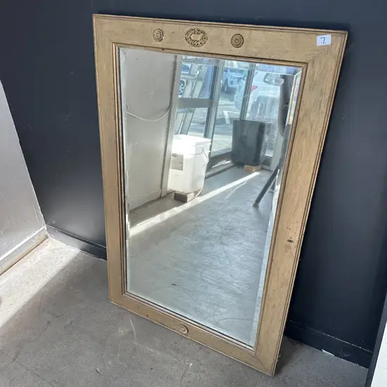 Vintage bevelled mirror