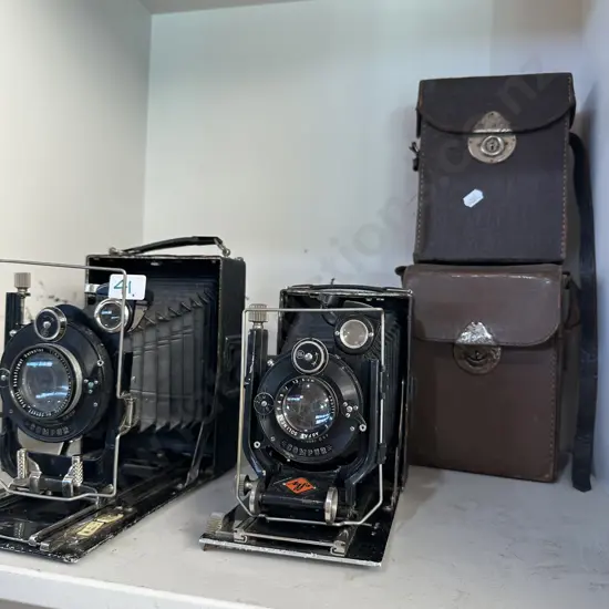 2 x vintage camera