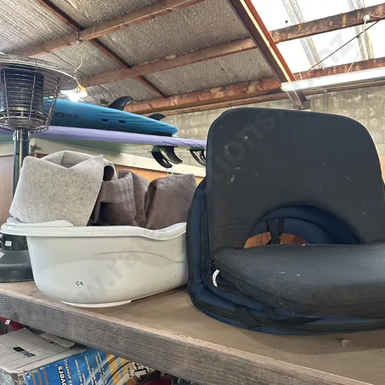 Baby bath and folding seats