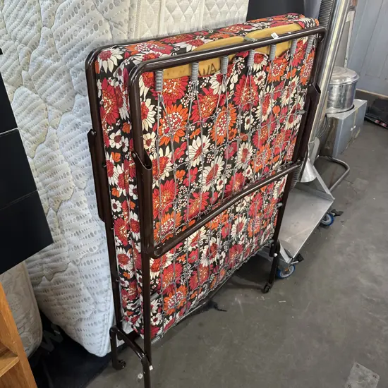 Rolling fold away bed