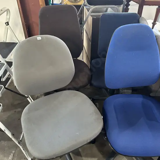 3 office chairs