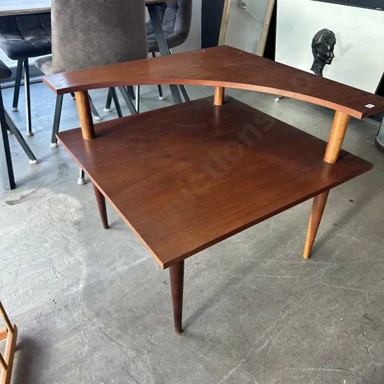 Parker corner side table stamped with date 1966