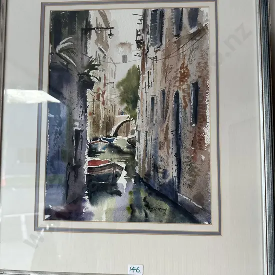 Water colour painting JK Reed 1996