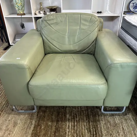 Kovacs leather chair - well used