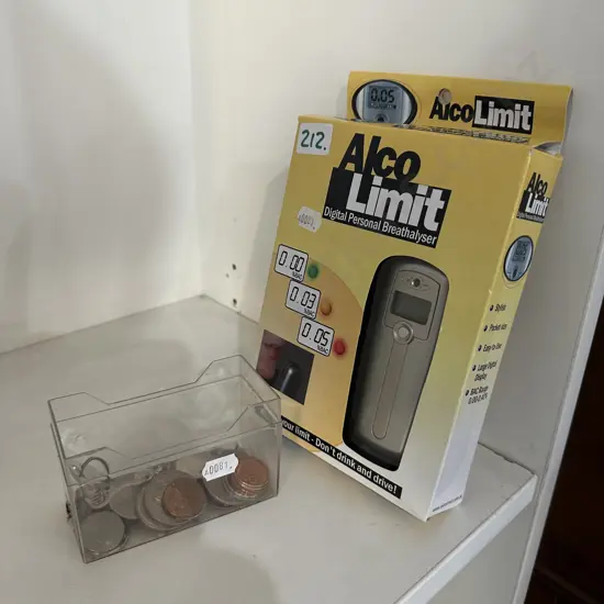 Breathalyser and coinage