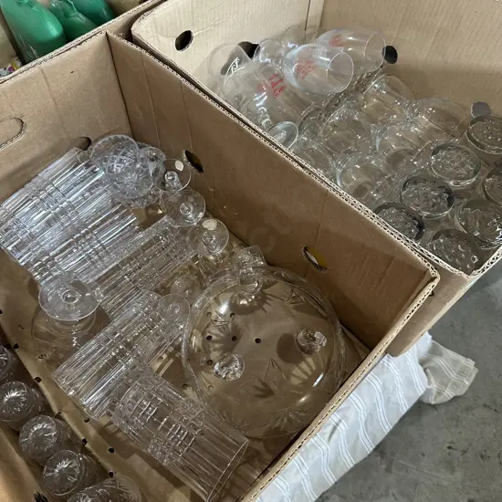 2 box glassware