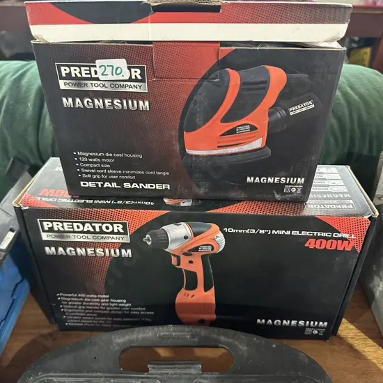 2 x as new power tools