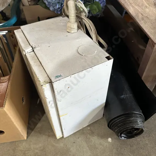 Builders power box and roll polythene