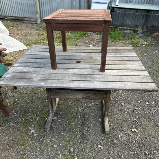Outdoor table & side table