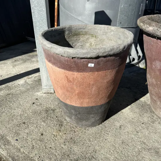 Hand thrown planter