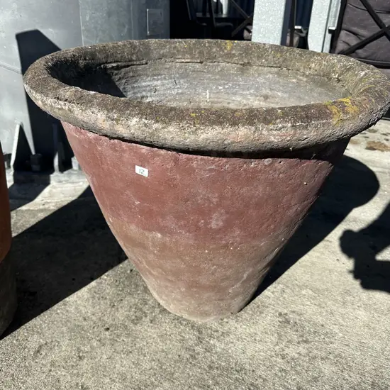 Hand thrown planter