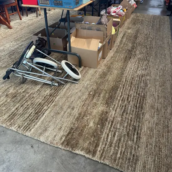 Large Sisal rug 4.4m x 4.8m excellent condition, felted underneath