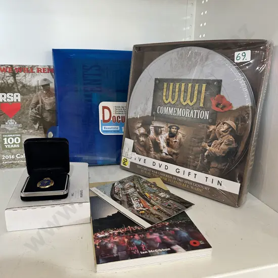 WWI commemoration items