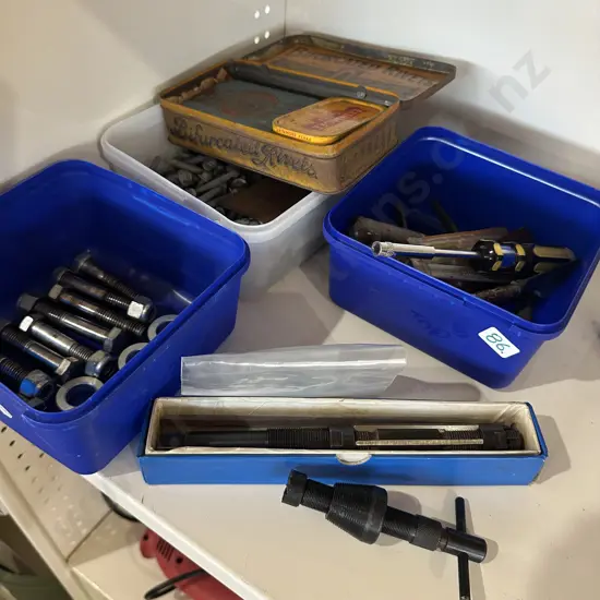 Bolts, screws, hand reamer etc