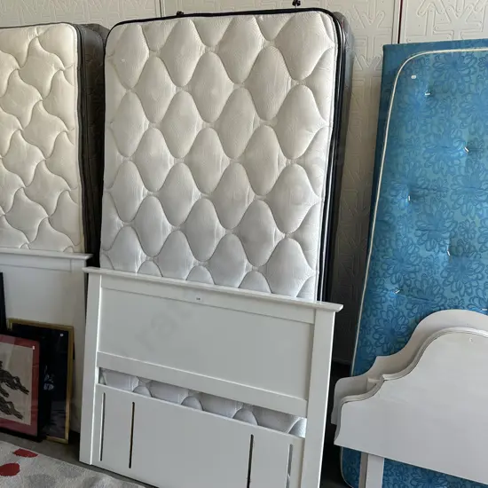 King single and headboard- tidy