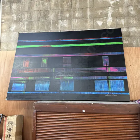 Large Leanne Allan painting