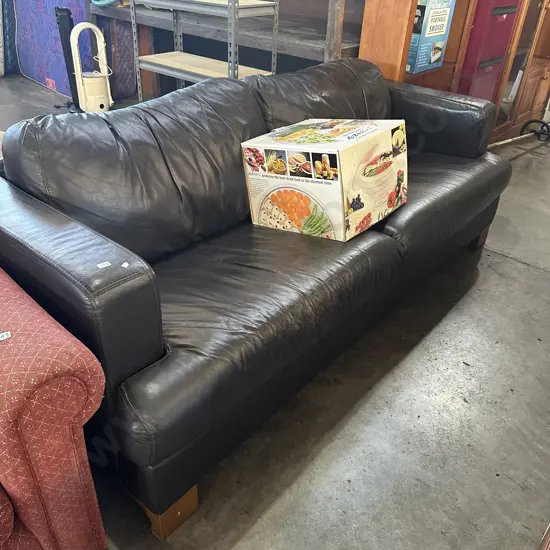 Leather sofa