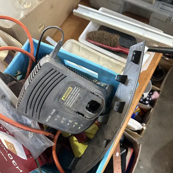 Bin of tools and parts