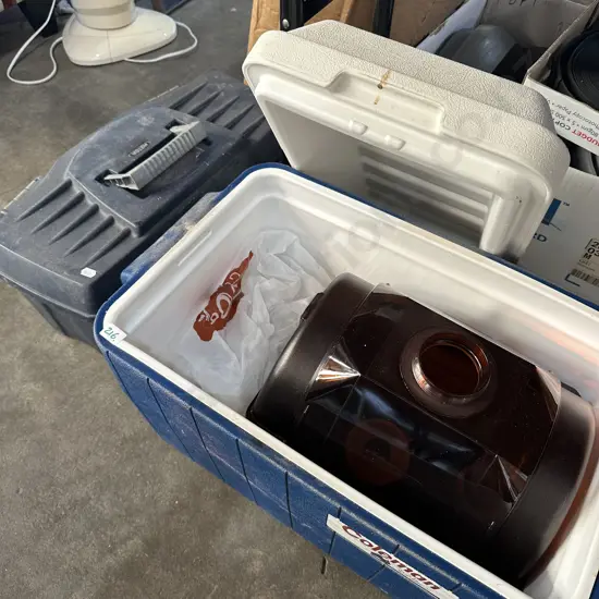 Tool box, chilli bin etc