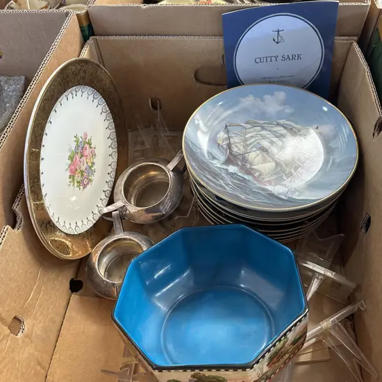 Cutty sark wall plates etc