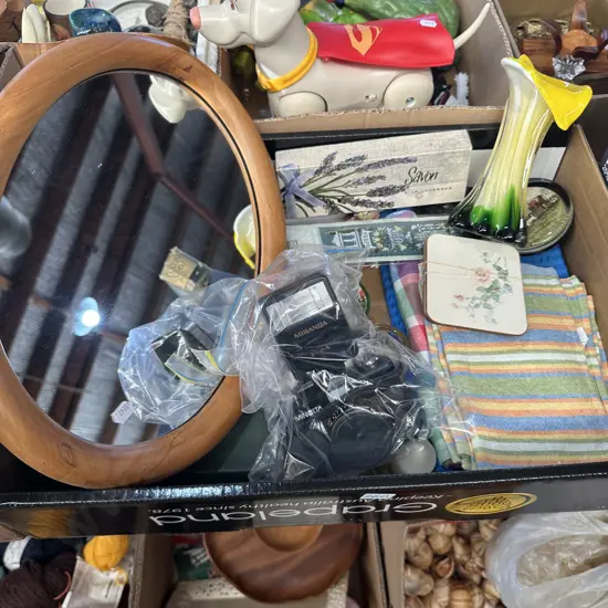 Camera, artglass, mirror etc