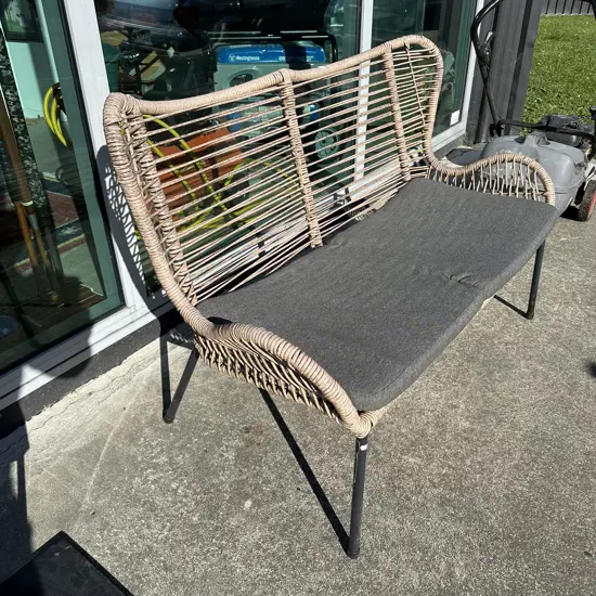 Padded patio seat