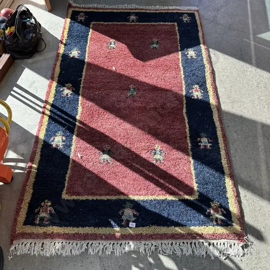 Thick woolen Persian rug 1600 x 950