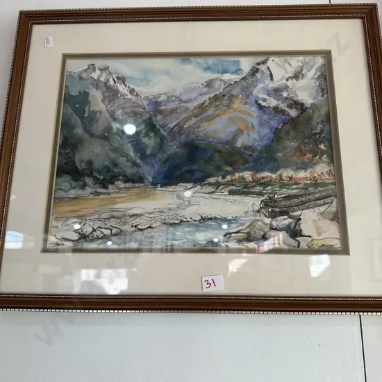 W/C painting , signed