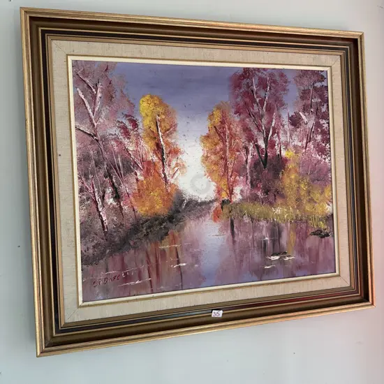 Oil painting, signed