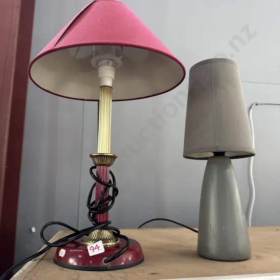 2 lamps