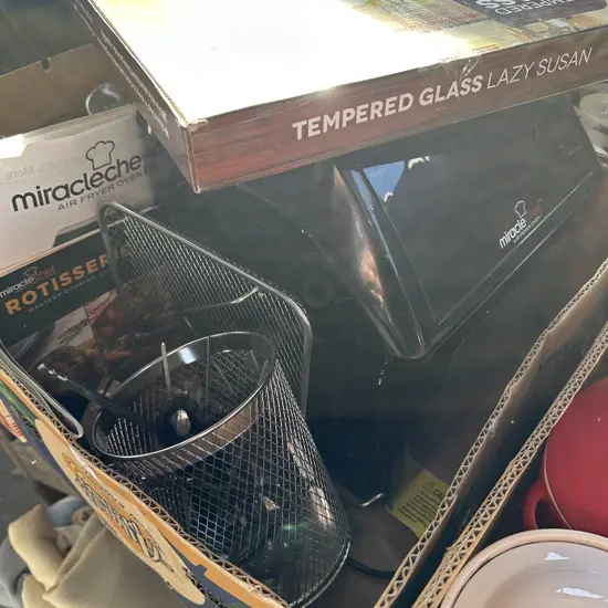 Air fryer oven etc lazy susan